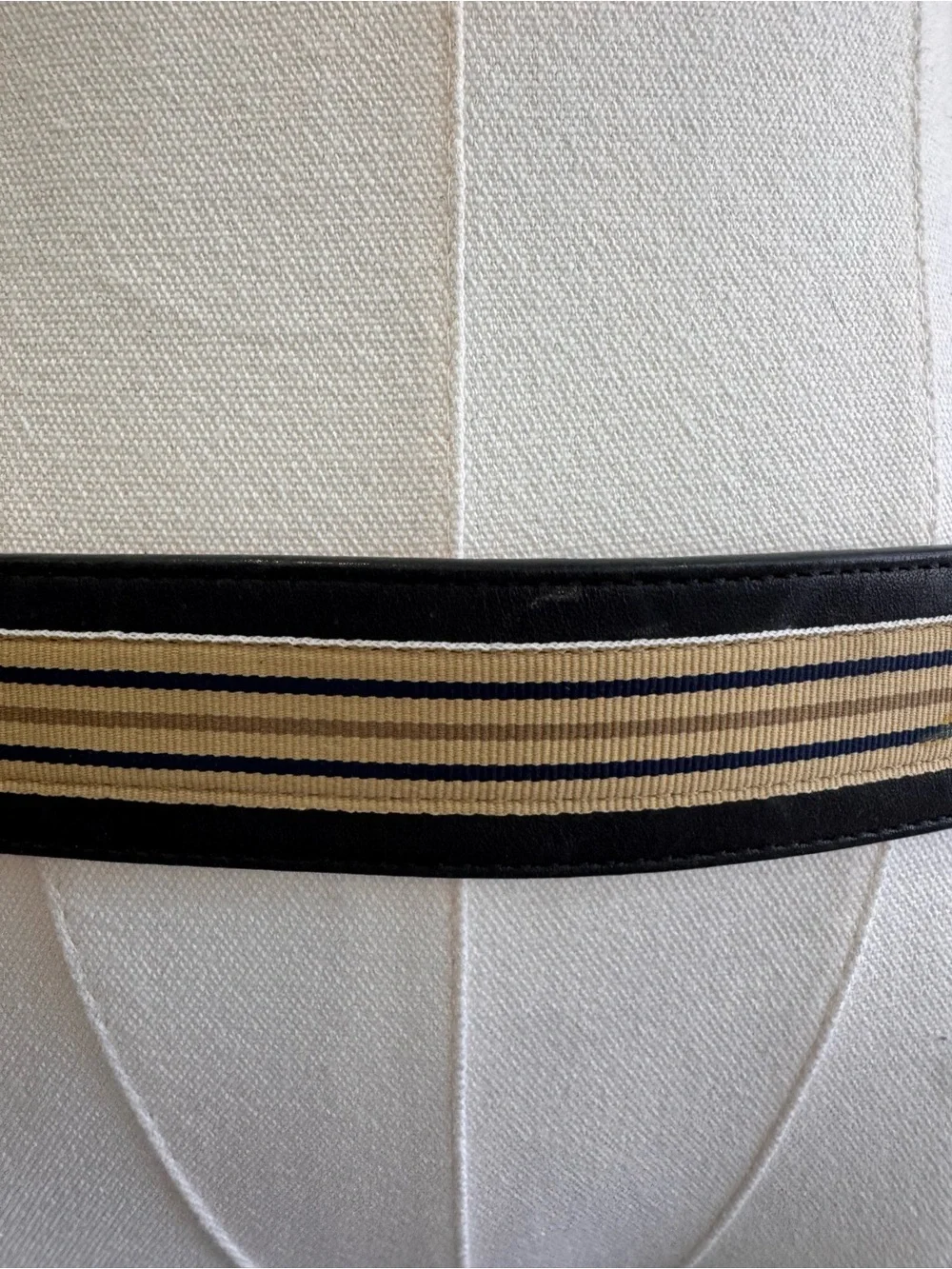 Ariat Leather & Fabric Stripe Belt | Size 34/85 | Style E106032